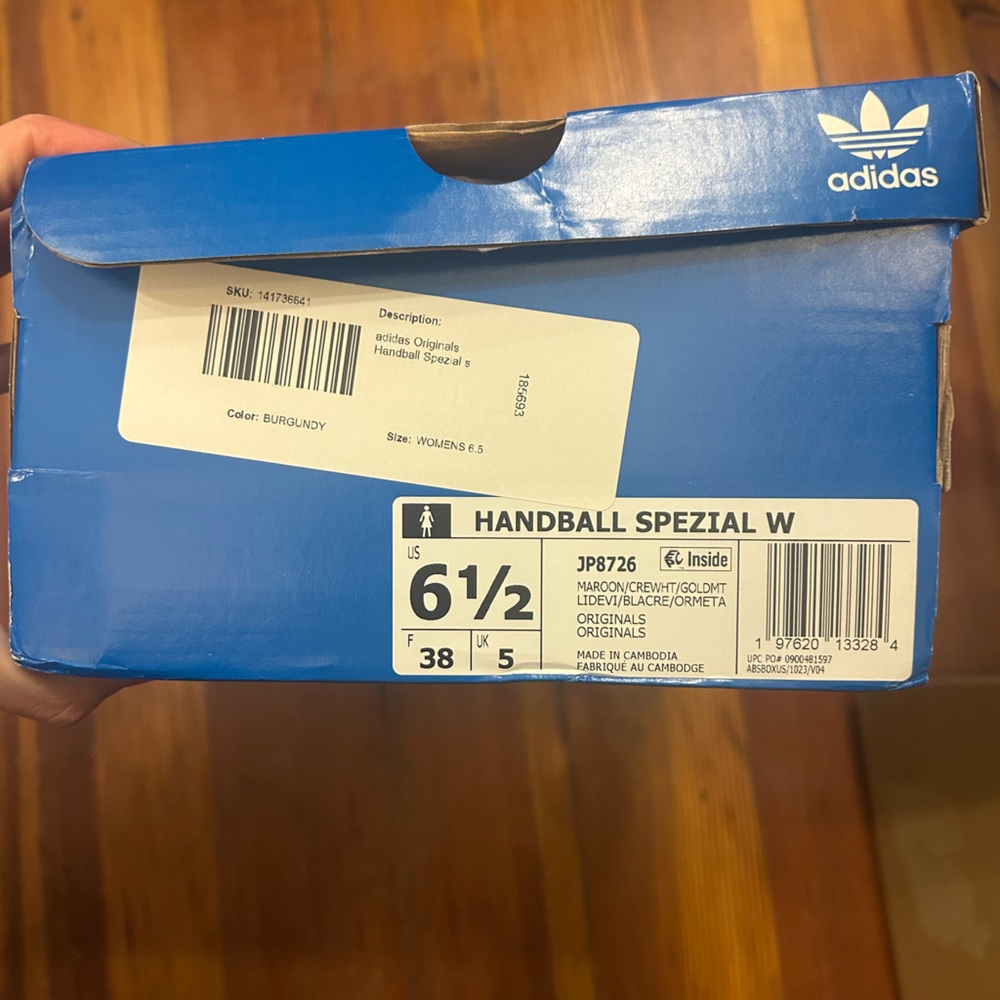adidas Originals Handball Spezial sneakers in burgundy - Picture 7 of 15